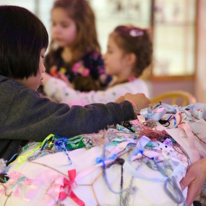 Children in gallery